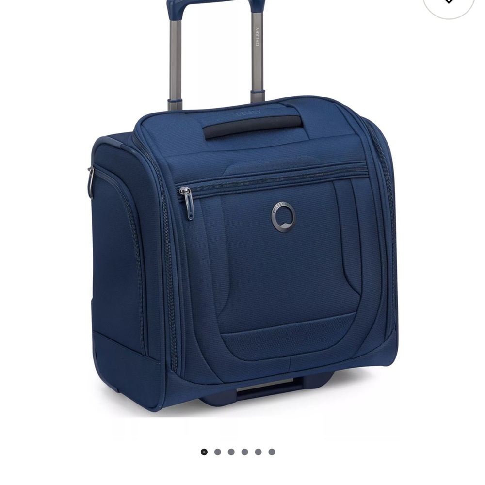 Delsey Navy Blue Rolling Suitcase - Picture 9 of 9